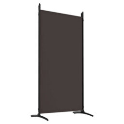 Berkfield Durable 6-Panel Room Divider Brown 520X180 Cm Fabric - thumbnail 6