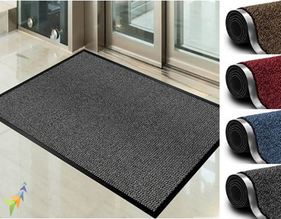 Abaseen Grey 60X90 Cm Door Mat Heavy Duty Indoor Outdoor - image 1