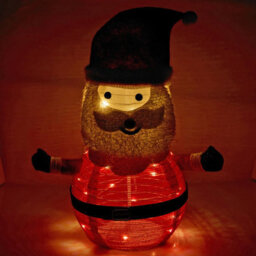 Urbn-Living Urbnliving 68Cm Collapsible Led Light Up Christmas Decoration With Timer Foldable Festive Holiday Display - Santa - thumbnail 6