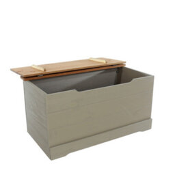 Core Products Corona Classic Pine Storage Trunk - Grey And Antique Wax Solid Wood Box 45 X 90 X 47Cm - thumbnail 6
