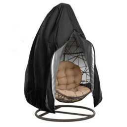 Egg-Shaped Hanging Chair Cover With Zipper, 115 X 190 Cm (Height), 1 Piece Waterproof (Hanging Not Included) - thumbnail 1