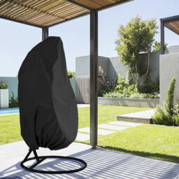 Egg-Shaped Hanging Chair Cover With Zipper, 115 X 190 Cm (Height), 1 Piece Waterproof (Hanging Not Included) - thumbnail 6