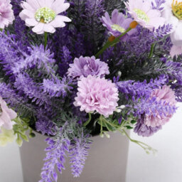 Artificial Lavender Hand Flower Flower Pot Artificial Flower Pot Flower - thumbnail 4
