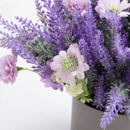 Artificial Lavender Hand Flower Flower Pot Artificial Flower Pot Flower - thumbnail 3