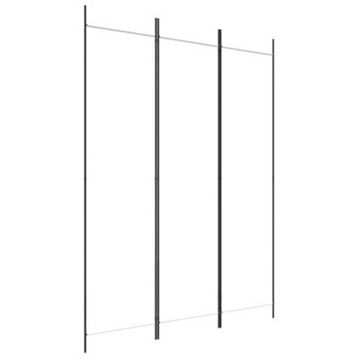 Vidaxl 3-Panel Room Divider White 150X200 Cm Fabric Room Dividers - image 1