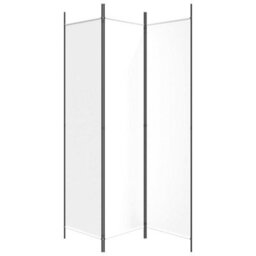Vidaxl 3-Panel Room Divider White 150X200 Cm Fabric Room Dividers - thumbnail 4