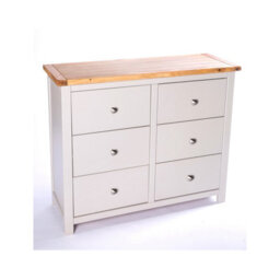 Cabinet Bits Argenta 6 Drawer Chest Of Drawers Chrome Knob - thumbnail 3