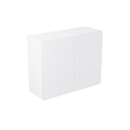 Kitchen Kit Wall Unit 900mm W/ Slab Cabinet Door - Super Matt White - thumbnail 1