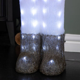 Samuel Alexander 93Cm Light Up Acrylic Christmas Nutcracker Decoration With 140 White Leds - thumbnail 7