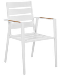 Beliani Set Of 6 Garden Chairs With Cushions Taviano Metal Grey - thumbnail 5