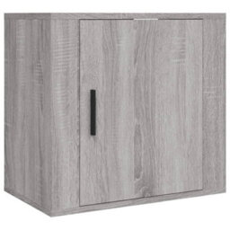 Berkfield Wall-Mounted Bedside Cabinets 2 Pcs Grey Sonoma 50X30X47 Cm - thumbnail 5