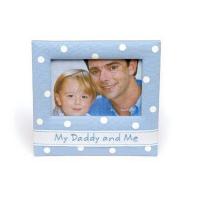"Mud Pie Baby Photo Frame 6X4"" - My Daddy And Me (Blue)" - image 1