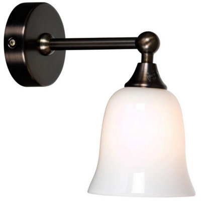 Luminosa Lighting Luminosa Classic Bathroom Wall Light Bronze Ip44