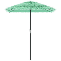 Berkfield Garden Parasol With Steel Pole Green 300X200X250 Cm - thumbnail 4