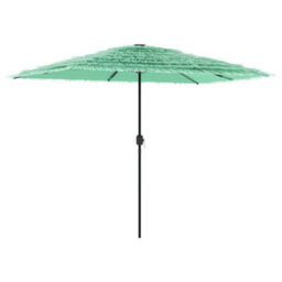 Berkfield Garden Parasol With Steel Pole Green 300X200X250 Cm - thumbnail 5