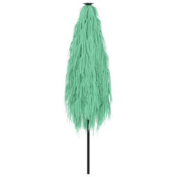 Berkfield Garden Parasol With Steel Pole Green 300X200X250 Cm - thumbnail 6