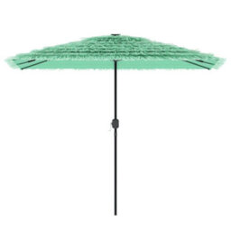 Berkfield Garden Parasol With Steel Pole Green 300X200X250 Cm - thumbnail 3
