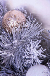 Christmas Tree World 180Cm Decorated Silver Mixed Pine Garland With Rose Gold Poinsettia - thumbnail 6