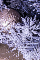 Christmas Tree World 180Cm Decorated Silver Mixed Pine Garland With Rose Gold Poinsettia - thumbnail 7