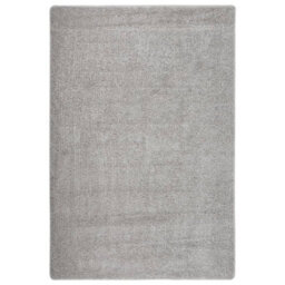 Berkfield Durable Shaggy Rug Light Grey 140X200 Cm Anti Slip - thumbnail 2