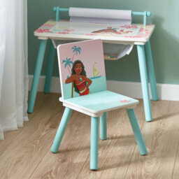 Disney Moana Kids Table And Chair Set - Activity Table For Toddlers With Lift-Up Tabletop, Chalkboard And Nylon Storage Space - thumbnail 2