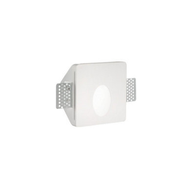 Ideal Lux Walky-3 Integrated Led Plaster In Indoor Recessed Marker Wall Lamp 1 Light White 3000K - image 1