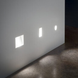 Ideal Lux Walky-3 Integrated Led Plaster In Indoor Recessed Marker Wall Lamp 1 Light White 3000K - thumbnail 2