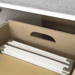 Sobuy Fsr23-W, Shoe Storage Bench Shoe Cabinet With Seat Cushion With 3 Drawers Hallway Shoe Organiser, White - thumbnail 4