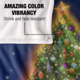 Jq Licensing Silky Gifts Christmas Supersoft Blanket Multicoloured (152Cm X 127Cm) - thumbnail 4