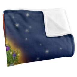 Jq Licensing Silky Gifts Christmas Supersoft Blanket Multicoloured (152Cm X 127Cm) - thumbnail 3