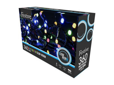 Festive Glow-Worm Lights - Multicolour - 760 Leds - image 1