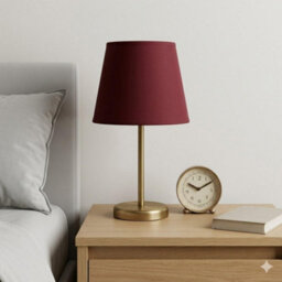 3 Pack Bedside Table Lamp Shade 16Cm Bedroom Lamp With Fabric Shade Small Bedside Lamp For Bedroom Living Room Office. - thumbnail 4