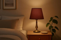 3 Pack Bedside Table Lamp Shade 16Cm Bedroom Lamp With Fabric Shade Small Bedside Lamp For Bedroom Living Room Office. - thumbnail 7
