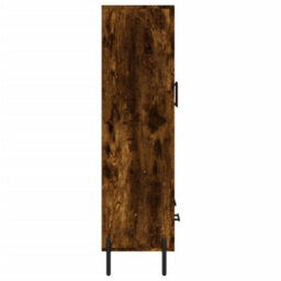 Berkfield Highboard Smoked Oak 69.5X31X115 Cm Engineered Wood - thumbnail 7