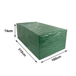Sundaze Garden Patio Furniture Cover Outdoor Rectangle Cover 315X160X74Cm - thumbnail 3