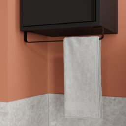 GoodHome Maza Slimline Matt Black Bathroom Single Column Cabinet (H)115Cm (W)36Cm - thumbnail 7