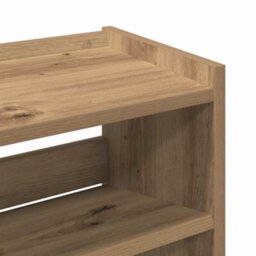 Berkfield Elegant Shoe Rack Artisan Oak 60X25X62 Cm Engineered Wood - thumbnail 7
