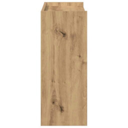 Berkfield Elegant Shoe Rack Artisan Oak 60X25X62 Cm Engineered Wood - thumbnail 5