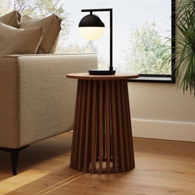 Kaleb Circular Side Lamp Table - image 1