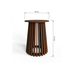Kaleb Circular Side Lamp Table - thumbnail 6