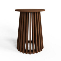 Kaleb Circular Side Lamp Table - thumbnail 3