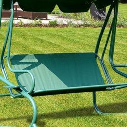 Replacement Seat Cover For Two And Three Garden Swings, Waterproof Thick (600D) - 138 X 50 Cm, Green. - thumbnail 5