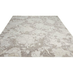 Ivory Wool Luxurious Modern Handmade Easy To Clean Abstract Optical/ (3D) Dining Room Bedroom And Living Room Rug -236Cm X 297Cm - thumbnail 8