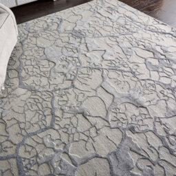Ivory Wool Luxurious Modern Handmade Easy To Clean Abstract Optical/ (3D) Dining Room Bedroom And Living Room Rug -236Cm X 297Cm - thumbnail 4
