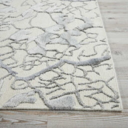 Ivory Wool Luxurious Modern Handmade Easy To Clean Abstract Optical/ (3D) Dining Room Bedroom And Living Room Rug -236Cm X 297Cm - thumbnail 7