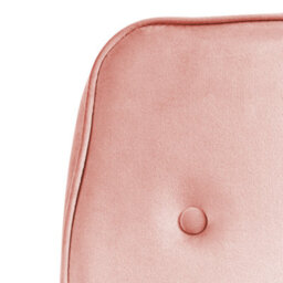 Beliani  Desk Chair Pawnee Velvet Pink - thumbnail 8