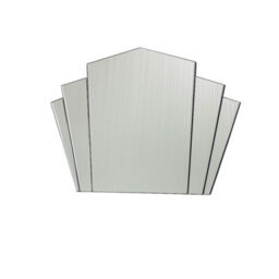 Melody Maison Art Deco Fan Frameless Wall Mirror 40Cm X 60Cm - thumbnail 6