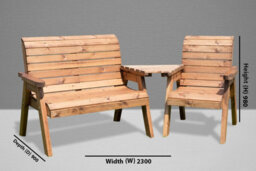 Charles Taylor Trading Charles Taylor 3 Seater Companion Set (Angled) - thumbnail 1