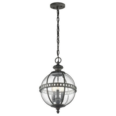 Stylish Outdoor Ip44 3-Bulb Chain Lantern With Led E14 Technology - image 1