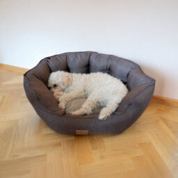 All Pond Solutions Allpetsolutions Alfie Premium Luxury Dog Bed - Chocolate Truffle - thumbnail 2